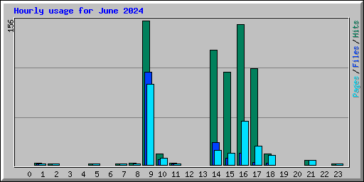 Hourly usage for June 2024